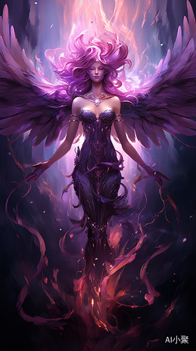 Amethyst Phoenix: A Magical and Aesthetic Fantasy Creature