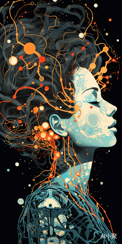 Colorful 8k HD: Exploring the X-ray Style of Yuko Shimizu through Fractal Art and Zentangle