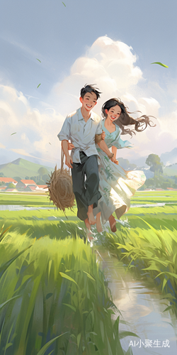 古代少男少女田园爱情