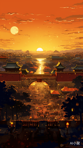 Chinese Spring Festival Nightfall: The Healing Majesty of The Forbidden City