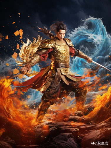 中国古代少年英雄：金甲神龙闪闪发光