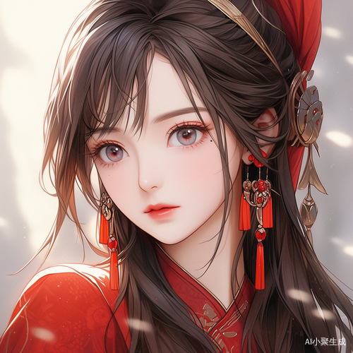 中国美少女的妩媚与典雅