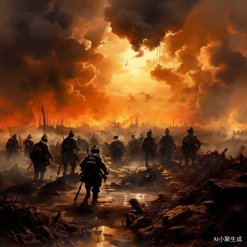 第一次世界大战德国士兵的勇敢冲锋