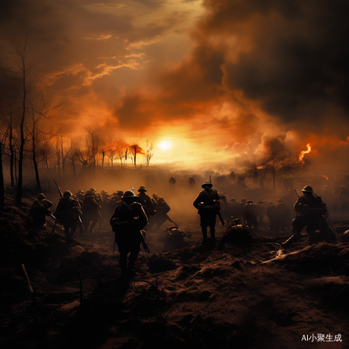 第一次世界大战德国士兵的勇敢冲锋