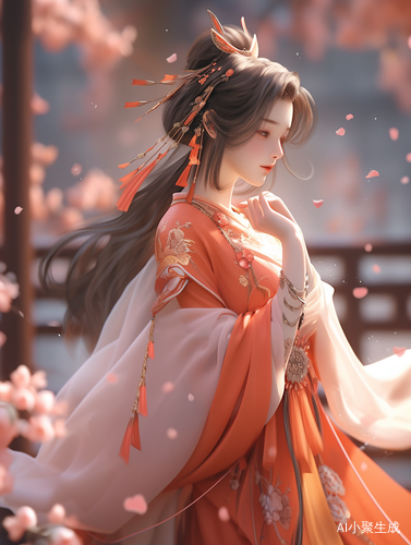 中国风仙女，古风仙界，美艳动人的3D动漫