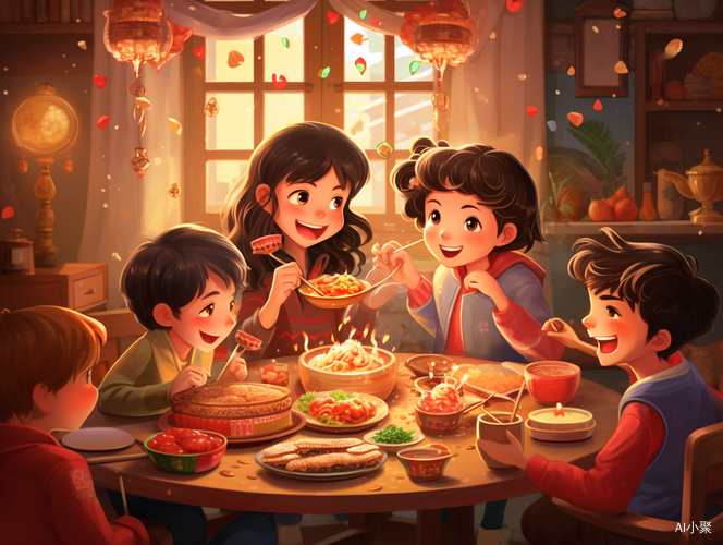 Reunion and Warmth: Chinese New Year's Eve Dinner