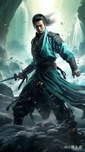 侠客行：古风3D渲染，超高品质古装武侠男子