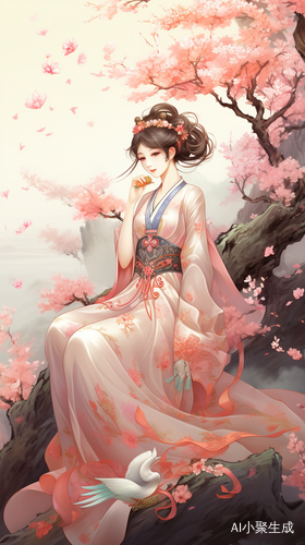 中国风丹青，仙子化身，唯美真人画质