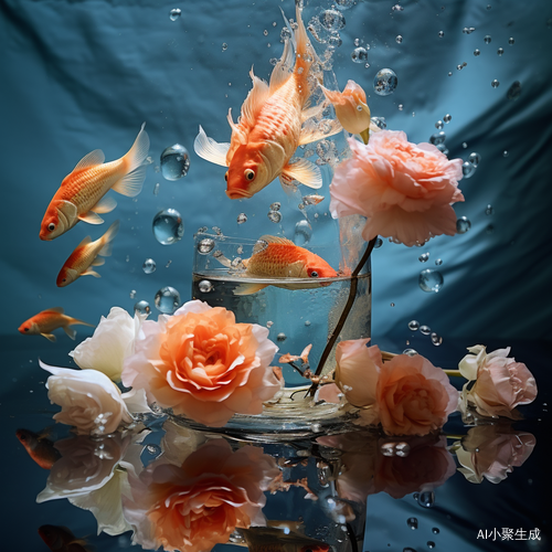 中国民族气息的超现实主义摄影：金鱼之美