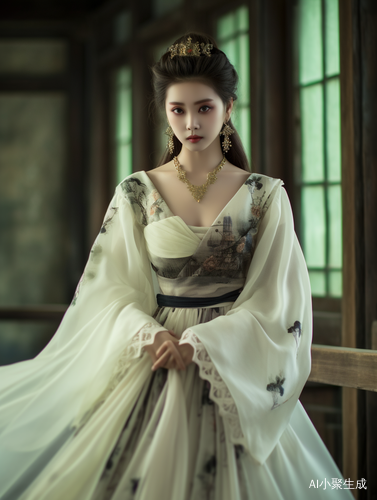 中国古典美女中景写真浅景深64K高清