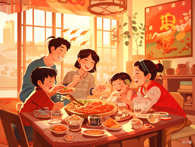 Chinese New Year: Warm Feeling and HD Quality Poster