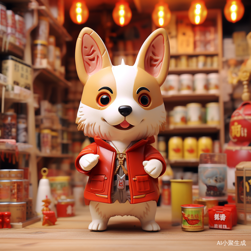 可爱的柯基犬