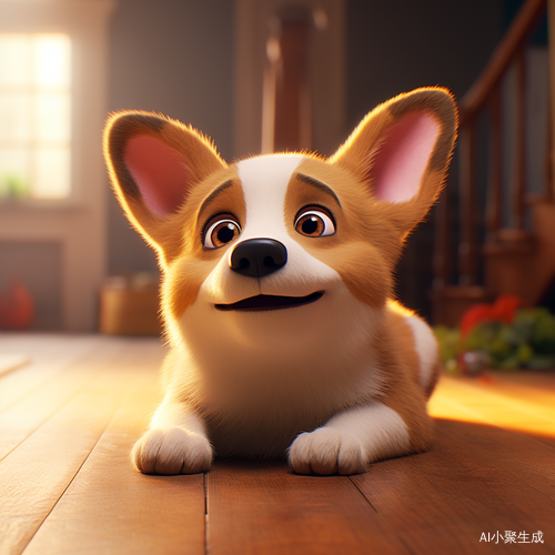 可爱的柯基犬