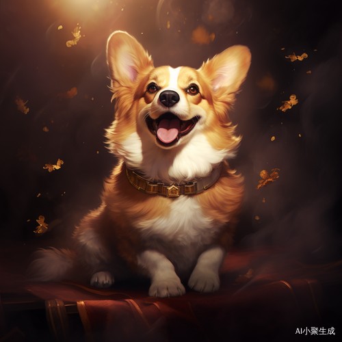 可爱的柯基犬