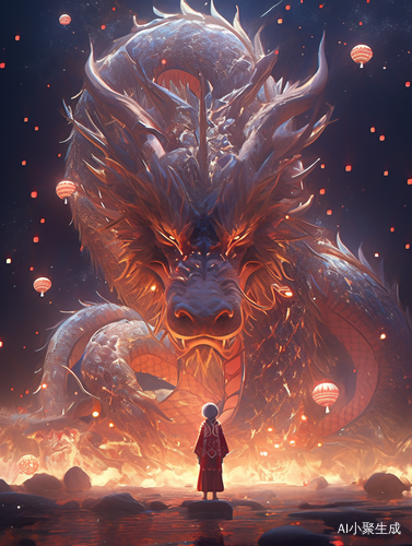 Chinese Dragon Dance: Boy and Fireworks in HD