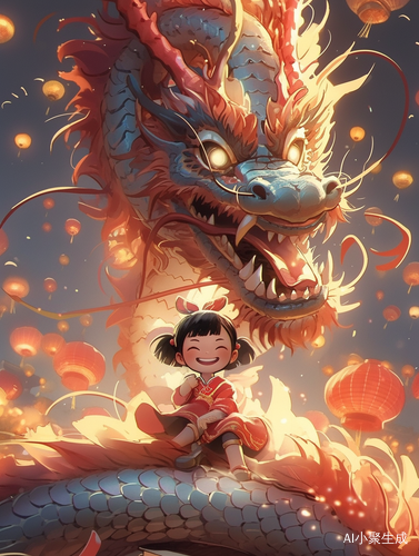 Chinese Dragon Dance: Boy and Fireworks in HD