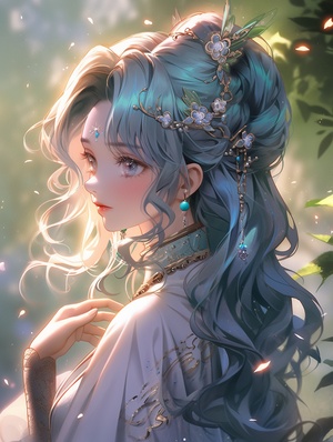 Chinese Beautiful Girl: Romantic Illustrations, 32K UHD, Anime Art