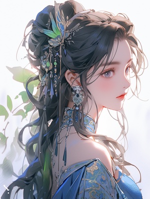 Chinese Beautiful Girl: Romantic Illustrations, 32K UHD, Anime Art