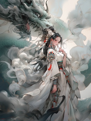 Enchanting Chinese Yokai: A Dynamic Fusion of Art Styles