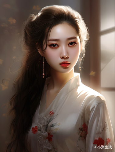 中国女孩的黄金比例身材与完美五官