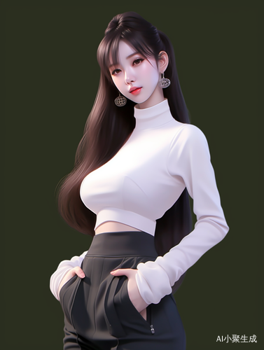 东方女孩的动漫美学风格专业人像摄影