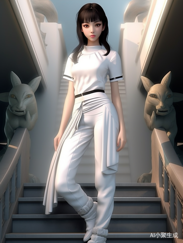 东方女孩的动漫美学风格专业人像摄影