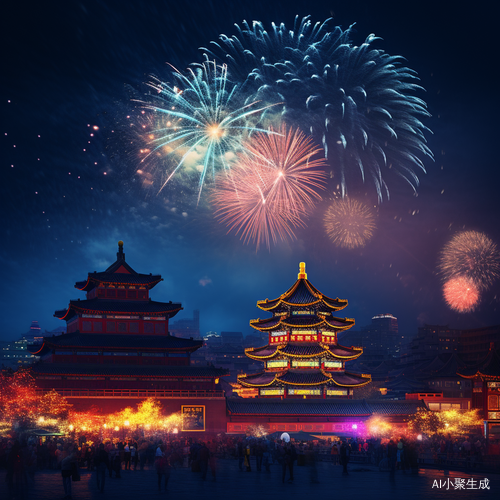 烟花的绚烂灿烂之美