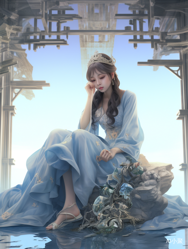 Chinese Girl in Anime Style: Classical Figures and Lively Illustrations