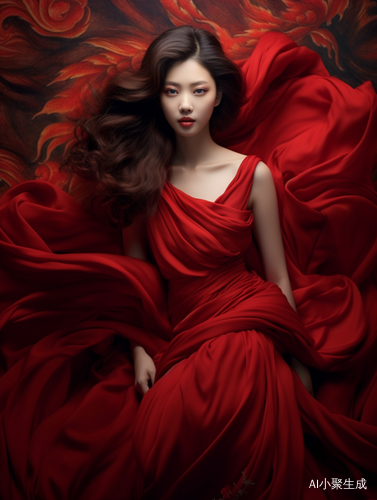 一个传统与现代相融合的中国美女