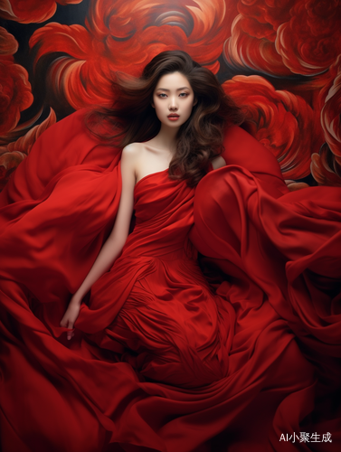 一个传统与现代相融合的中国美女