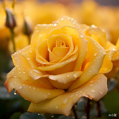 Field of Blooming Roses: A Romantic Close-Up