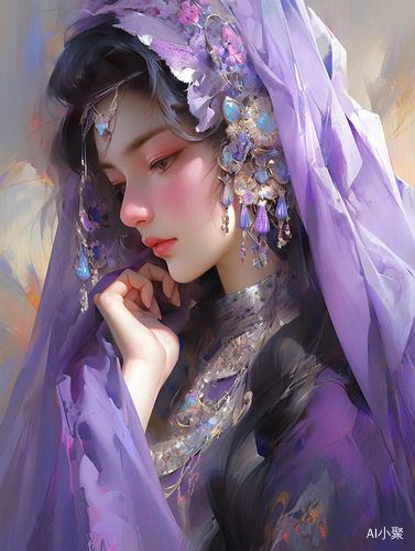 东方美女的细致艺术描绘