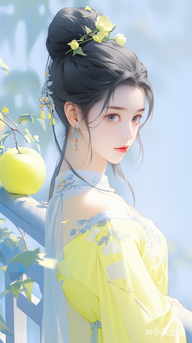 中国美少女：穿着绣式旗袍的大师作品