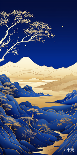 Klein Blue: Chinese Embroidery Craft and Minimalistic Landscape