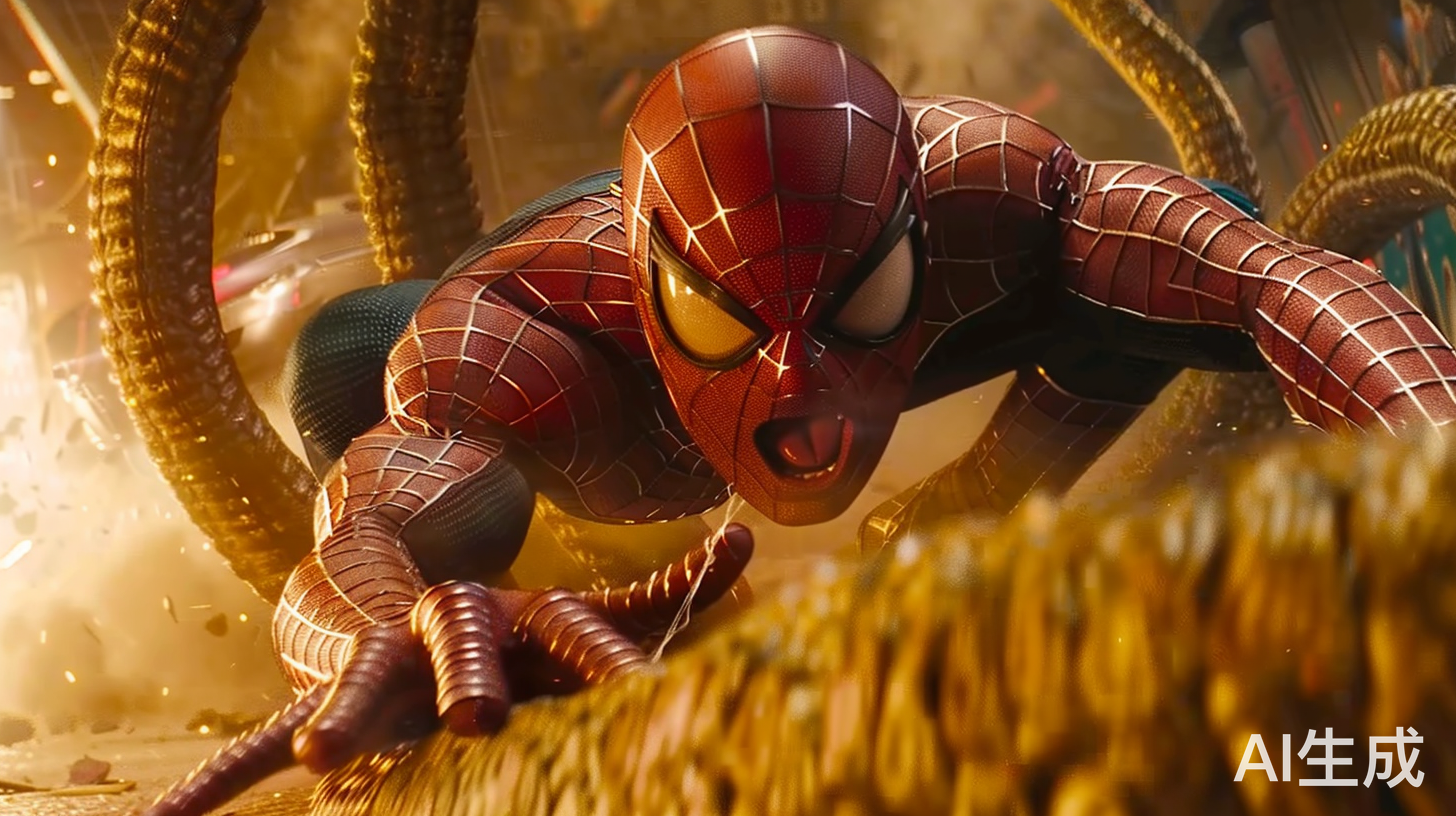 虚弱的蜘蛛侠被蜥蜴人束缚，绝望之际