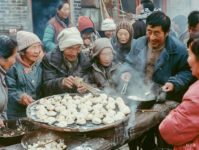 农村喜庆迎新年：90年代的浓浓过年气氛