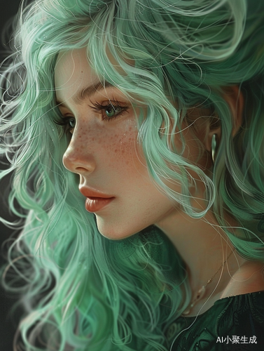 魔法咒语：动漫女孩的银发艺术之美