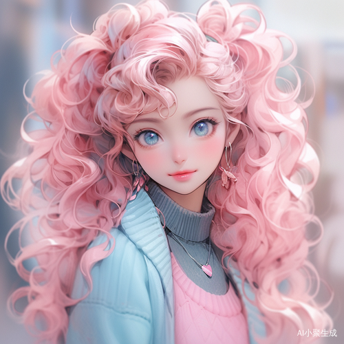 可爱的少女