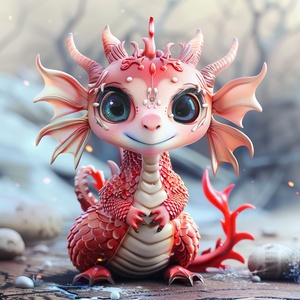 New Year Dragon Baby Avatars - Aipainting