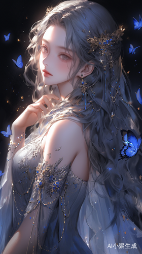 光明女神闪蝶蓝色妖姬，绝美获奖大师作品