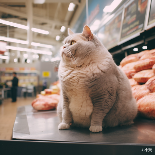 肥猫超市淘食火腿肠