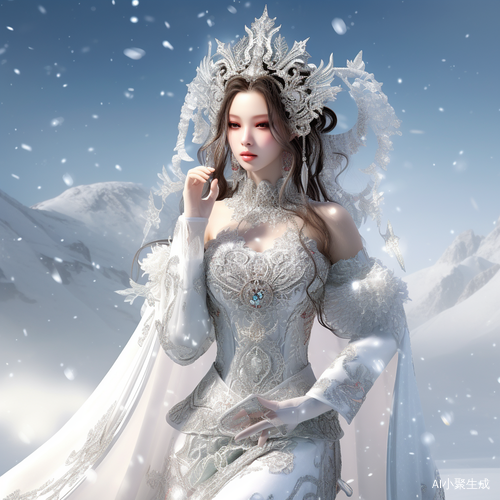 纯净无瑕的中国风仙子