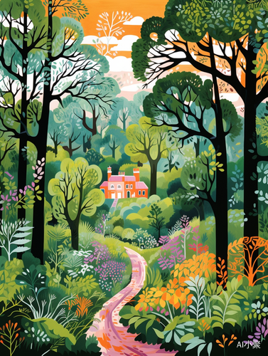 Whimsical Illustrations of French Countryside by Stephanie Vance