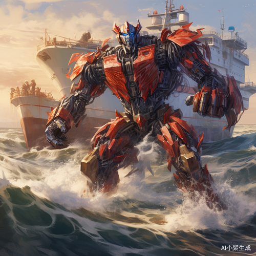 变形金刚擎天柱海上滑