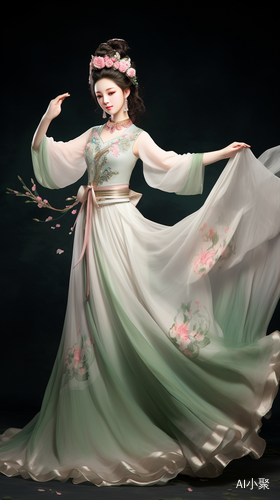 Super Realistic Whirling Dance of a Beautiful Tang Dynasty Woman