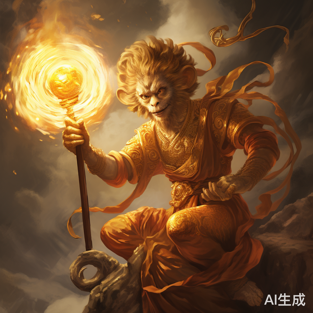 孙悟空金箍棒斩佛