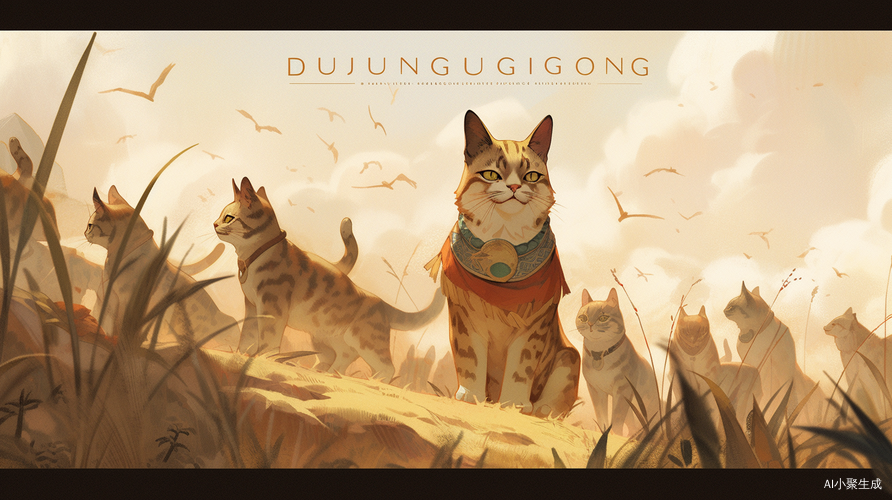 古老色彩下的穿越猫咪：敦煌壁画与古埃及金字塔的奇幻飞跃