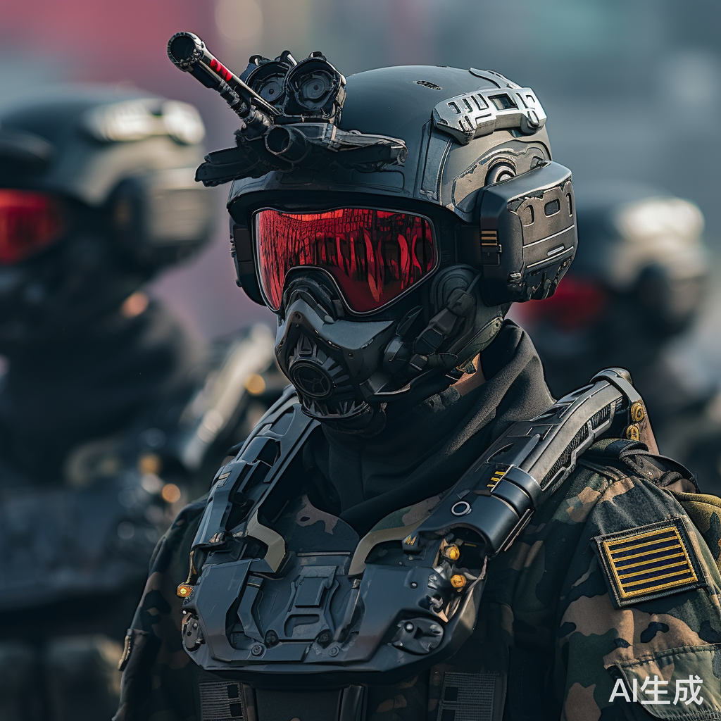 中国人民解放军高科技蒙面装备