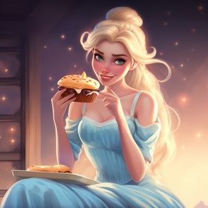 Beautiful Princess Elsa: A Romantic Time in Ice Silk Pajama