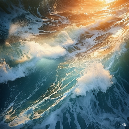 Sky, Waves, and Light: A Masterpiece in Aerial Photography